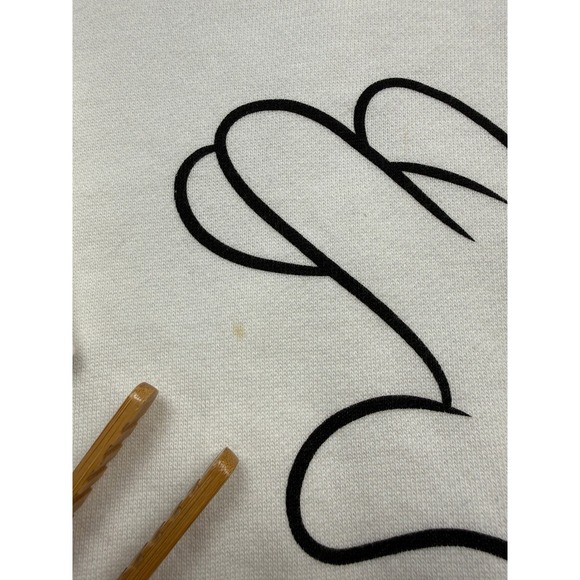 NWT Disney Store Minnie Mouse Red Bow Front Back Women 1X White Sweatshirt Top - Picture 8 of 16